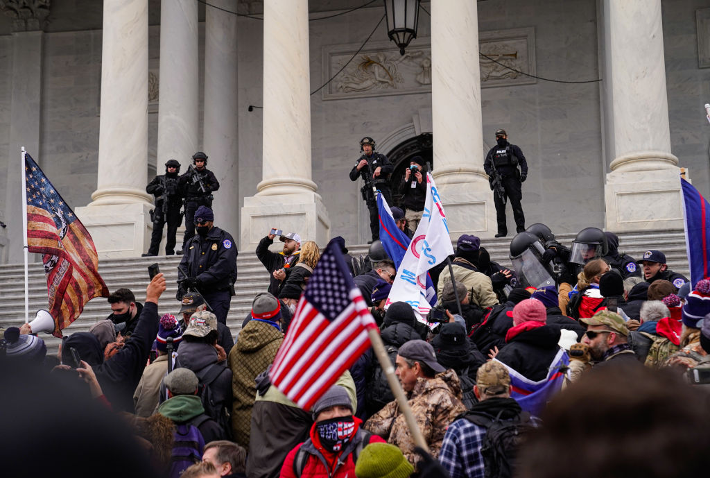 Trump Supporters Hold “Stop The Steal” Rally In DC Amid Ratification Of ...